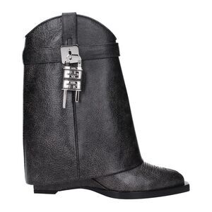 Givenchy Black Leather Ankle Women's Boots